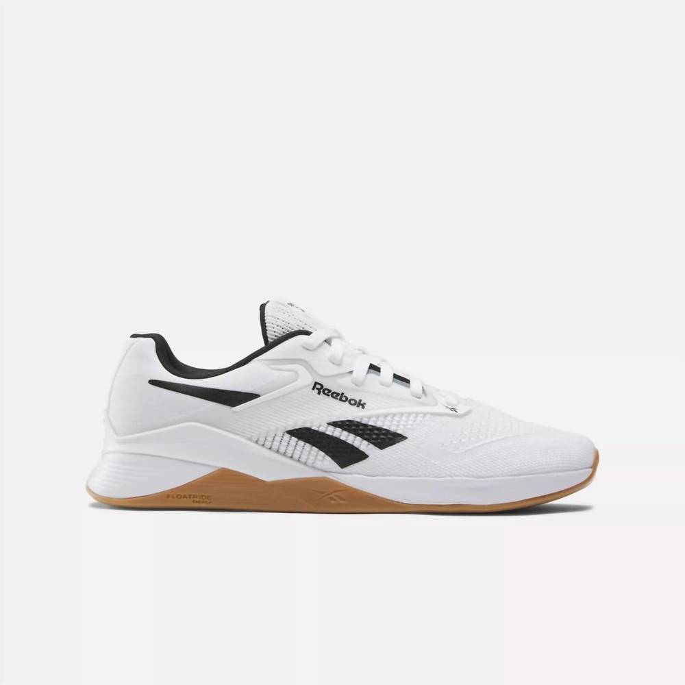 NEW REEBOK unisex nano x4 training sneaker in white black rubber
